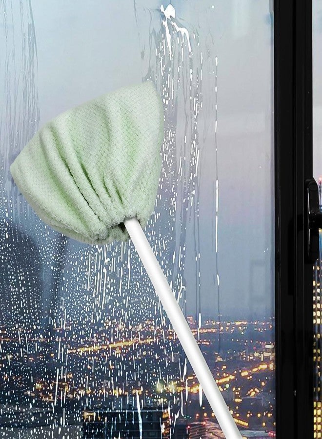 VICASKY 3pcs Washable Coral Velvet Broom Covers for Floor Cleaning Durable Dust Collection Cloths with Elastic Closure for Sweeping Mopping and Tasks at Home - Image 2